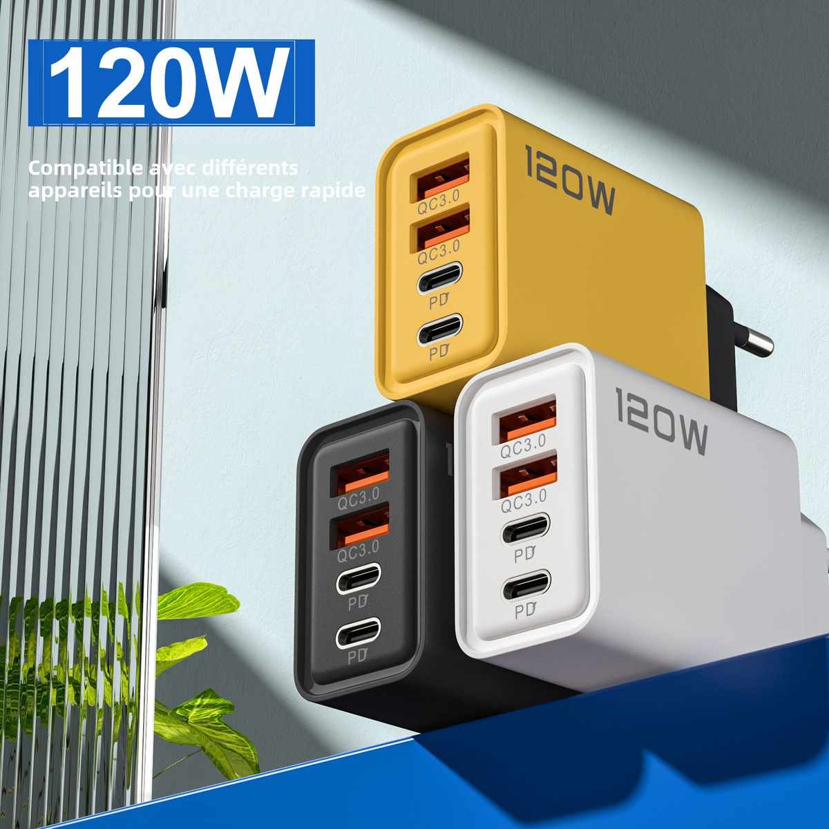Chargeur mural usb